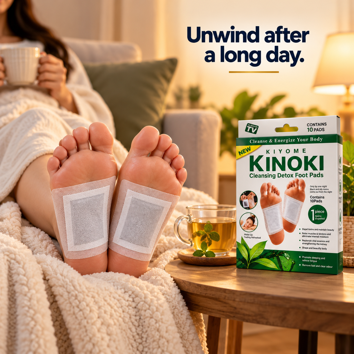 Kinoki Detox Foot Pads | لصقات كينوكي لتنظيف القدمين