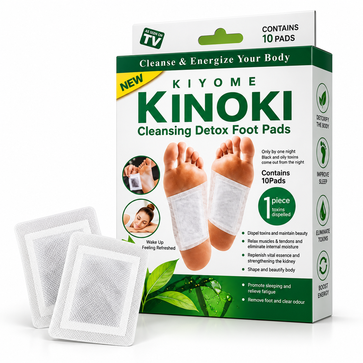 Kinoki Detox Foot Pads | لصقات كينوكي لتنظيف القدمين